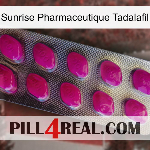 Sunrise Pharmaceutical Tadalafil 09